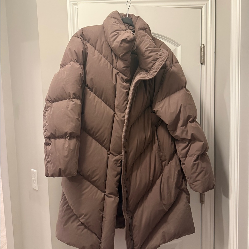 Aritzia Brown Puffer Jacket
